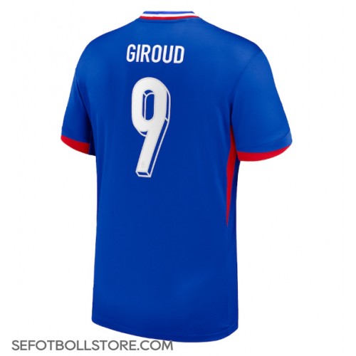 Frankrike Olivier Giroud #9 Replika Hemmatröja EM 2024 Kortärmad